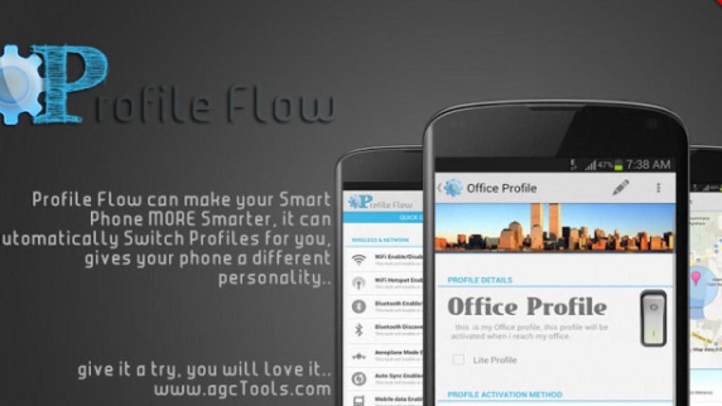 Profile Flow: Automatiza tareas y haz tu smartphone más inteligente