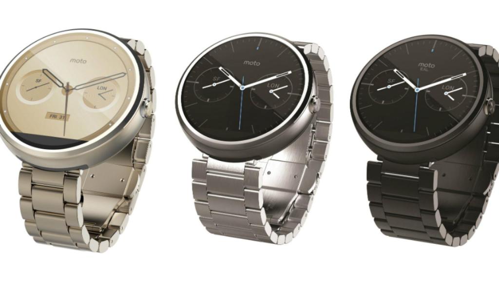 El Motorola Moto 360 metálico llega a España: acero inoxidable por 279€