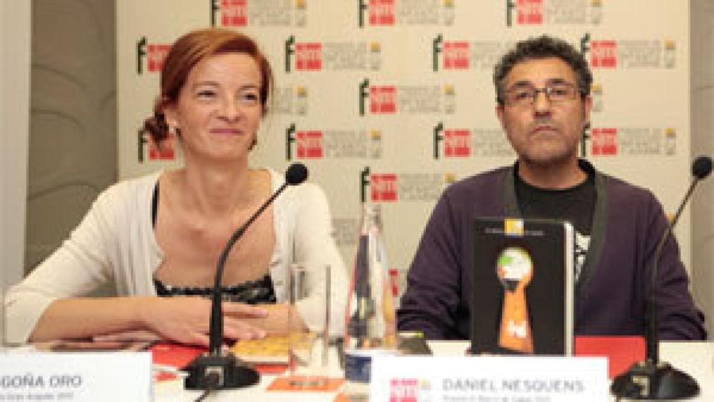 Image: Daniel Nesquens y Begoña Oro, premios Barco de Vapor y Gran Angular