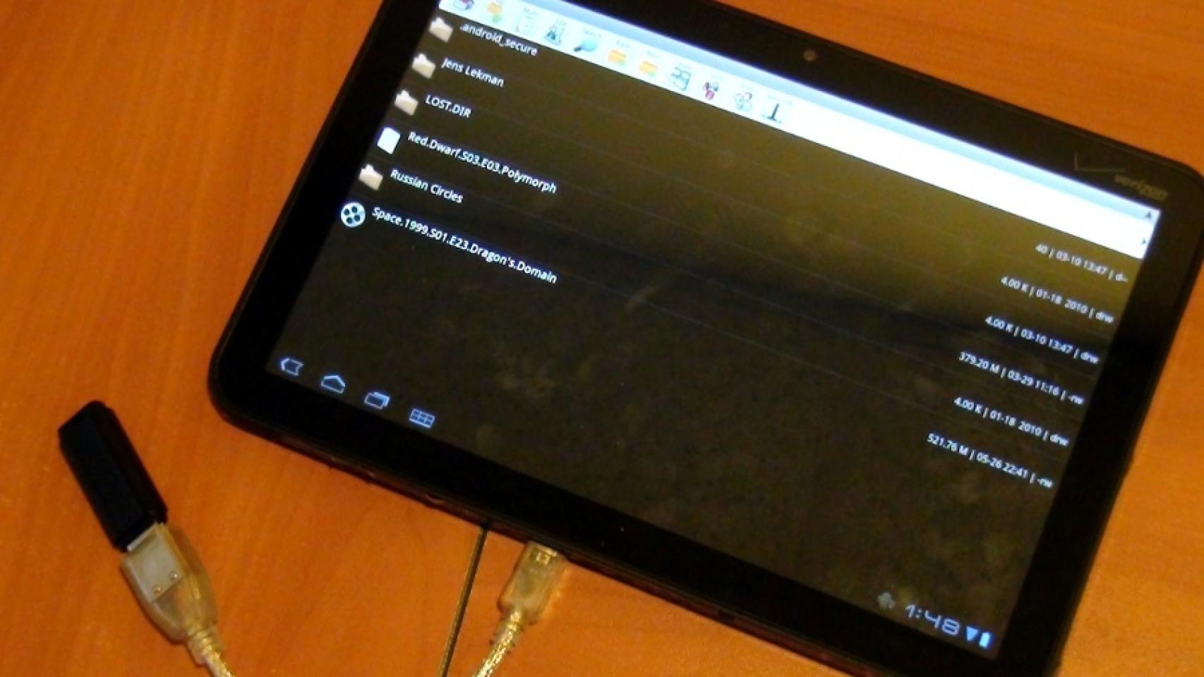 Motorola Xoom adopta el sistema USB on the go gracias a XDA