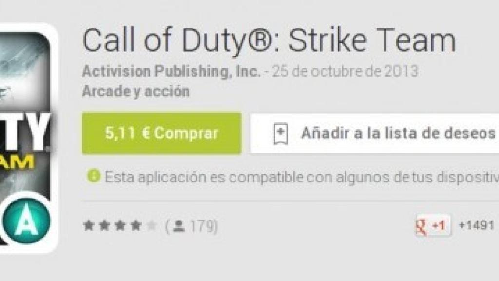 Call of Duty llega a Android aprovechando las posibilidades de nuestros Android