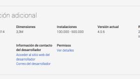La web de Google Play ya permite ver los permisos de una app sin necesidad de instarlarla