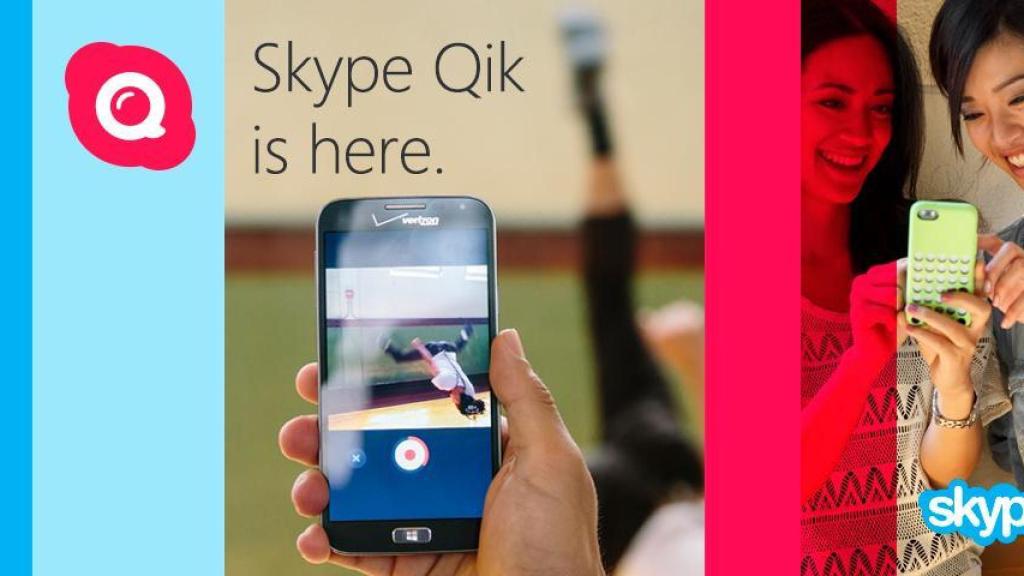 Skype Qik, la nueva app para comunicarte con videomensajes