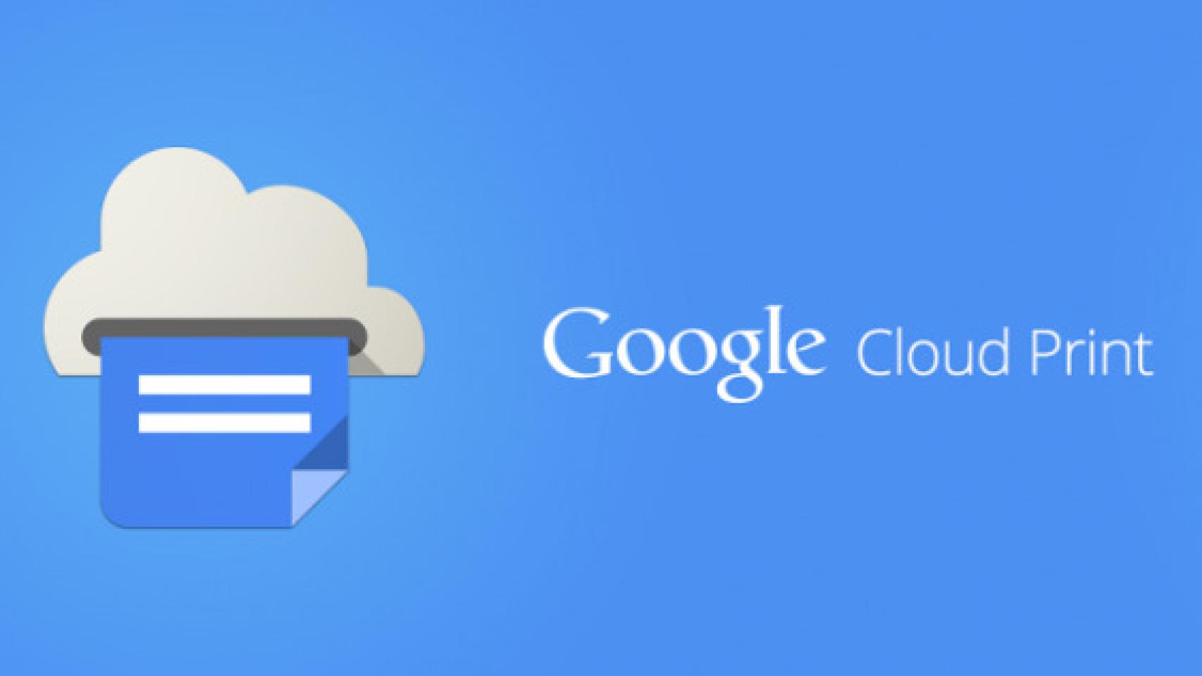 Google Cloud Print ya disponible en Google Play