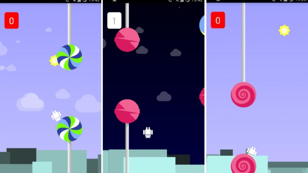 Ya puedes jugar al huevo de pascua de Lollipop en cualquier Android desde Jelly Bean