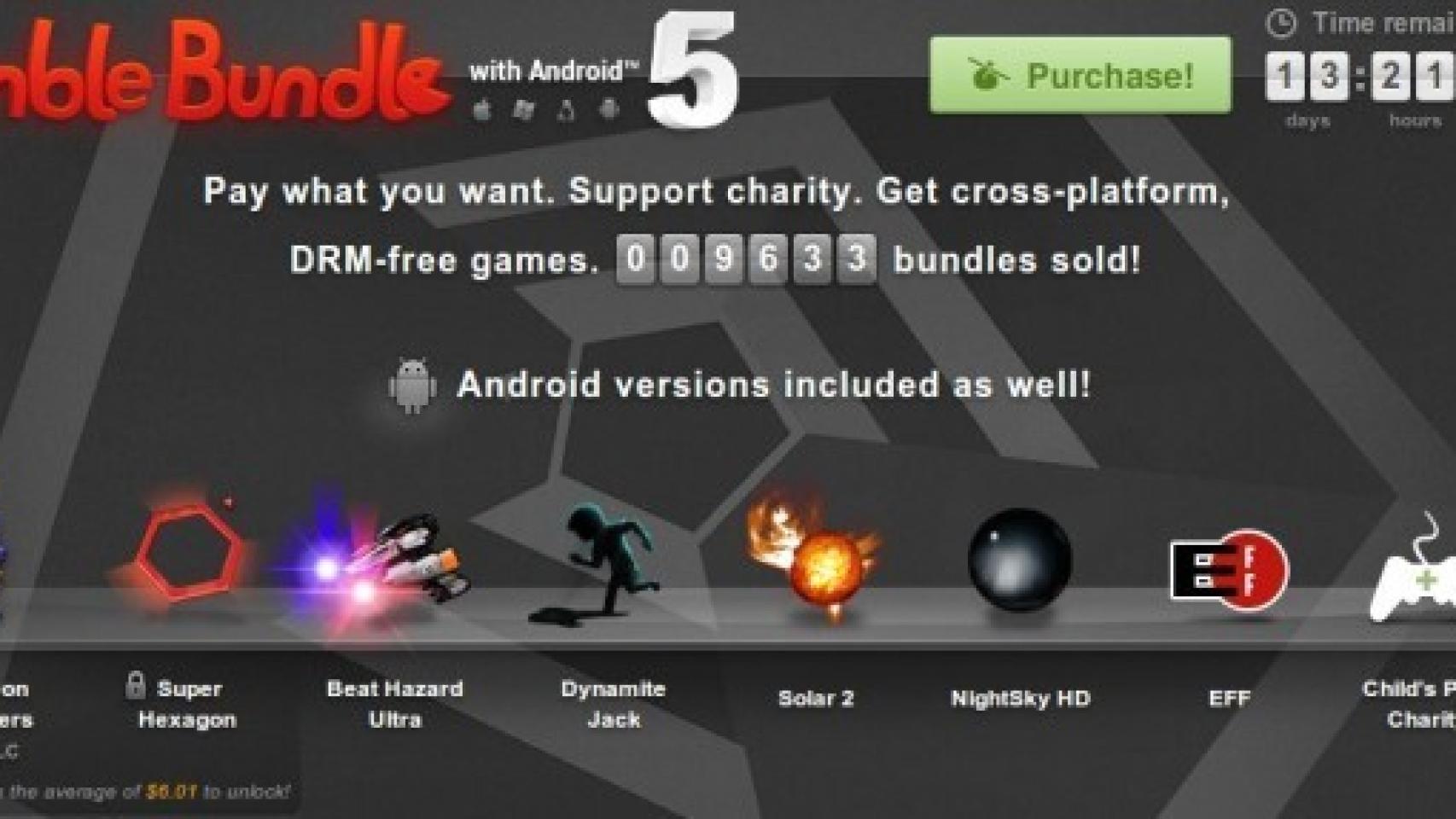 Paga lo que quieras por varios juegos en el nuevo Humble Bundle para Android