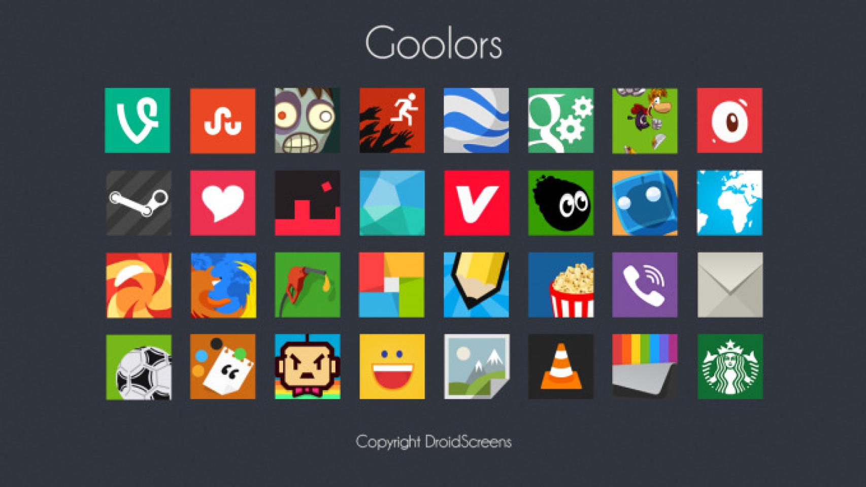 Los mejores iconos y fondos de pantalla para Android: Goolors y Nexus Triangle LWP