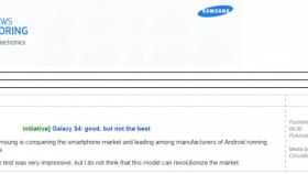 La propia Samsung admite que el Galaxy IV no es el mejor smartphone