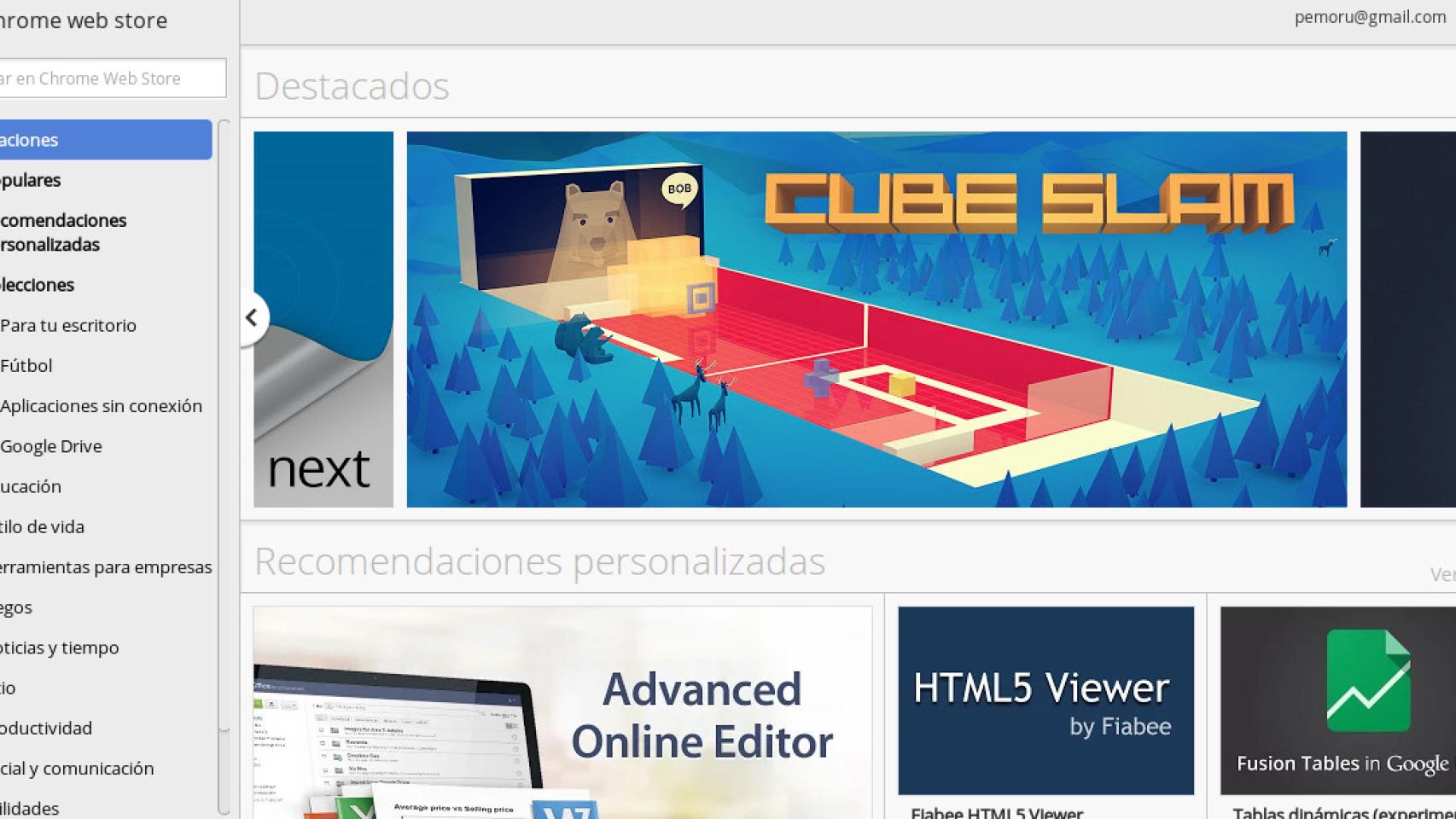 Chrome Web Store ahora enlaza con Google Play en algunas Apps y extensiones