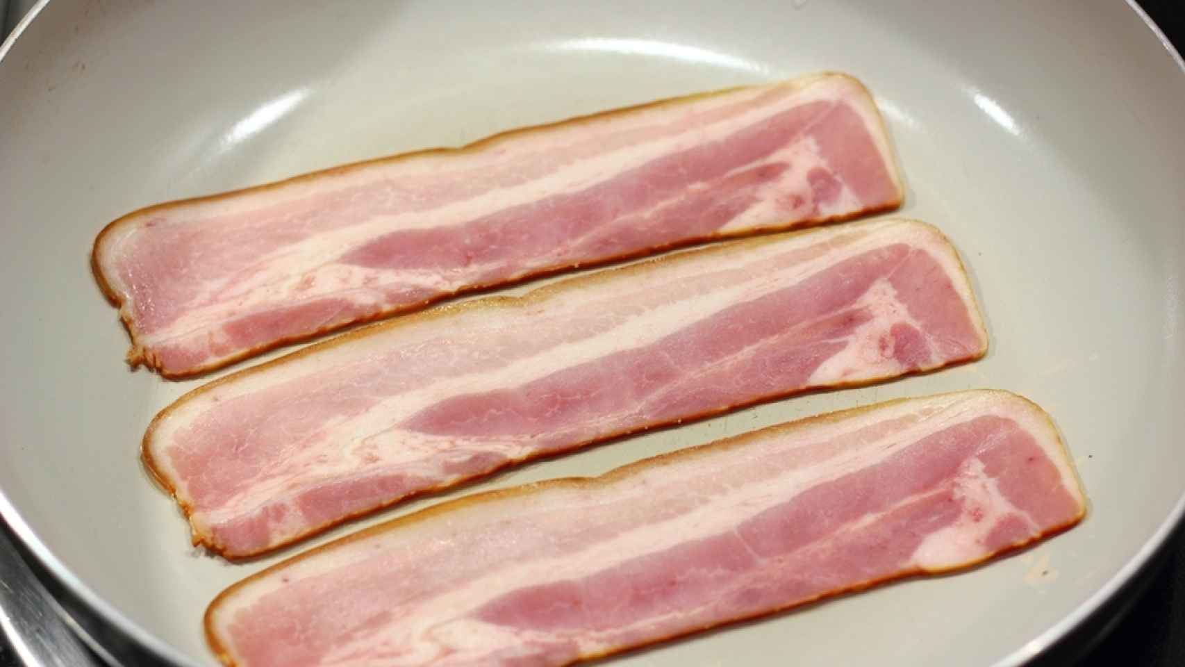Bacon crujiente perfecto con agua