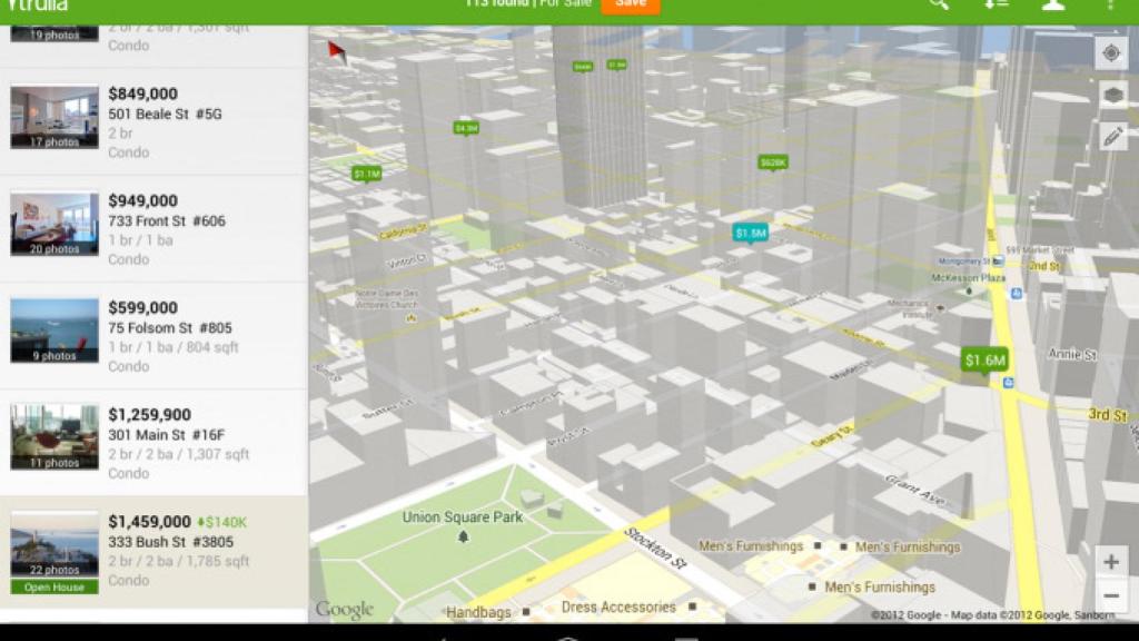 Nueva API de Google Maps para Android, ahora con mapas vectoriales 2D y 3D