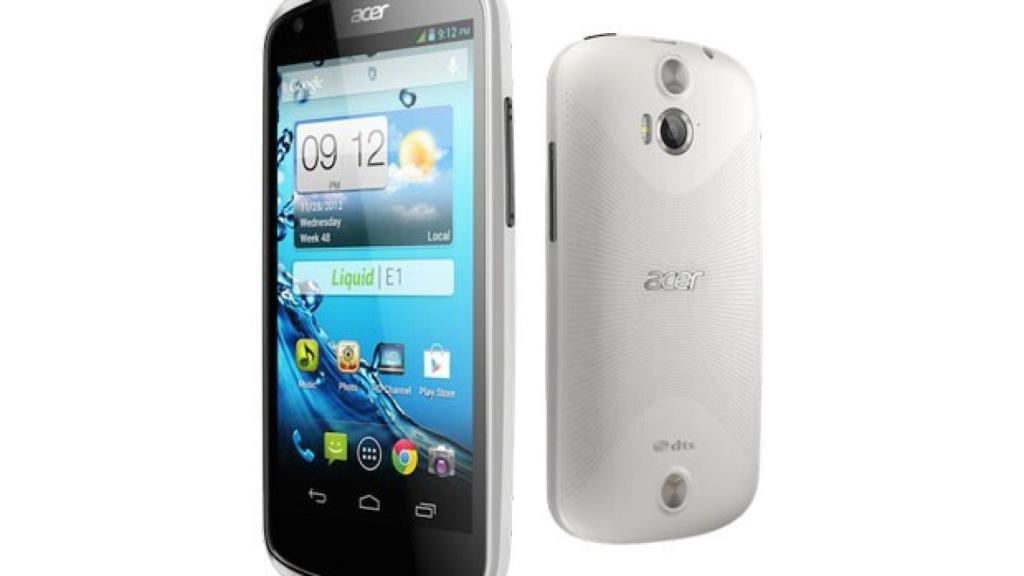 Acer Liquid E1 y Z2: Dos smartphones de entrada con Android 4.1 Jelly Bean
