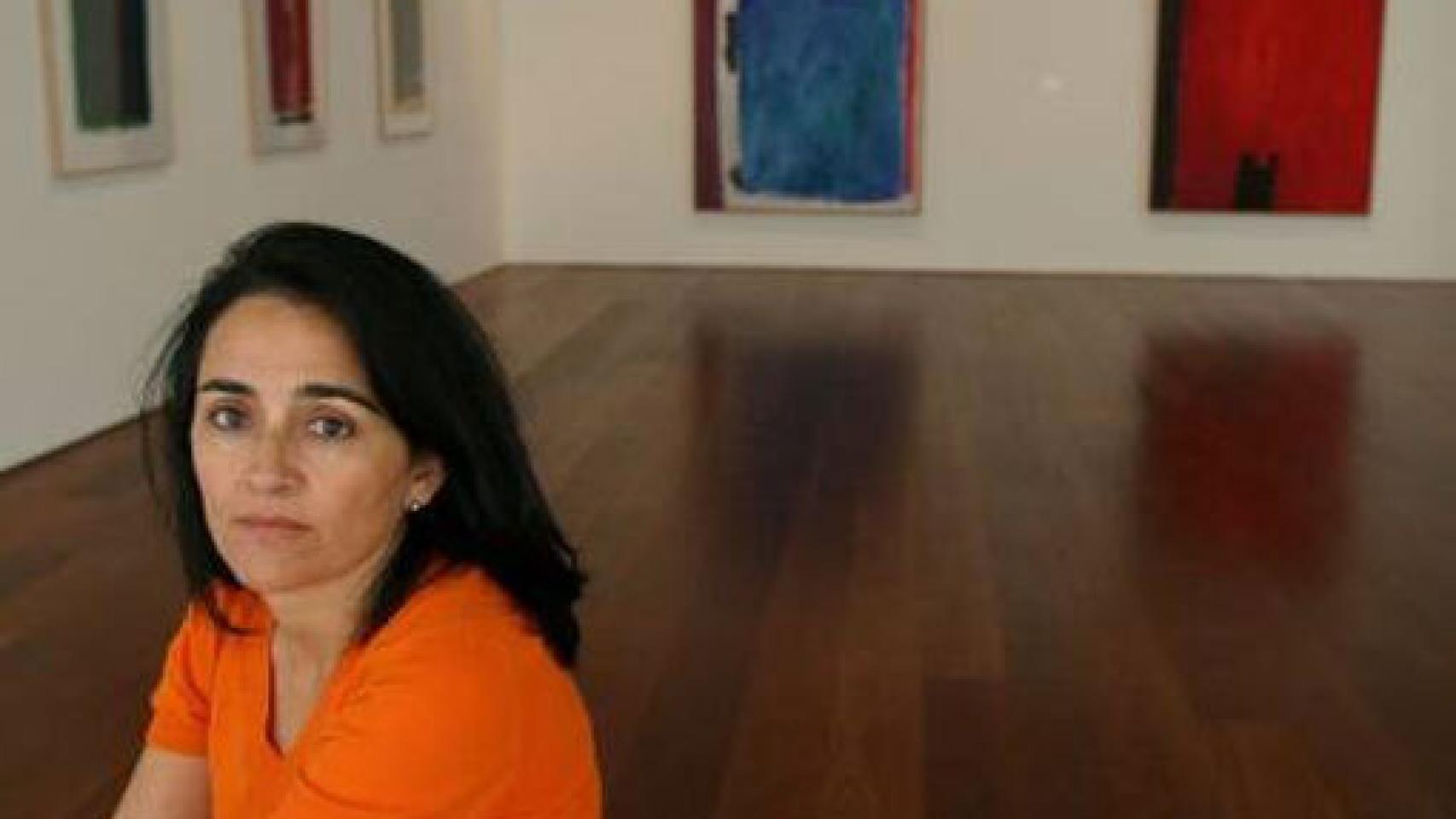 Image: Yolanda Romero abandona el Centro José Guerrero