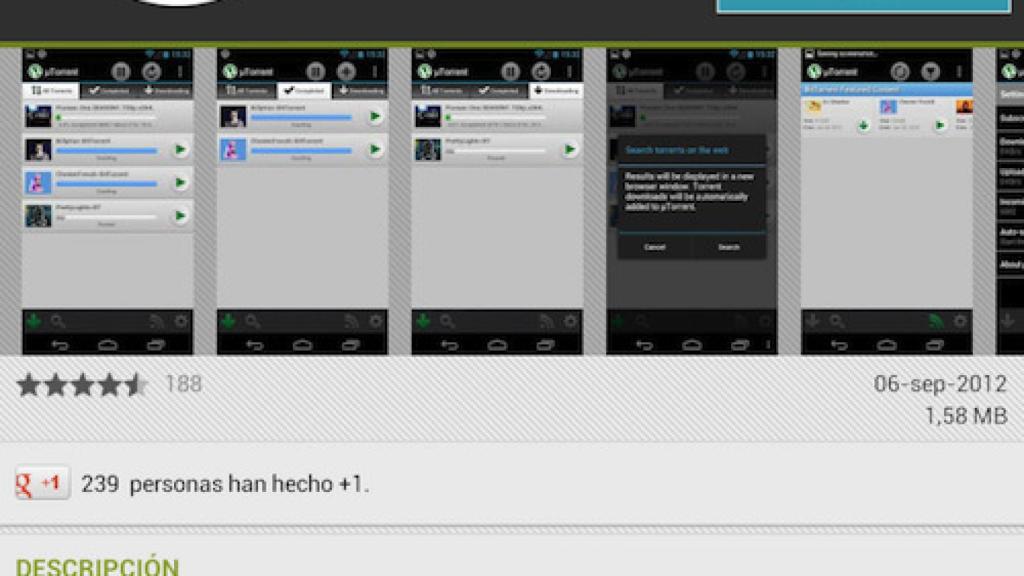 uTorrent para Android: Descarga BitTorrent directamente desde tu Android