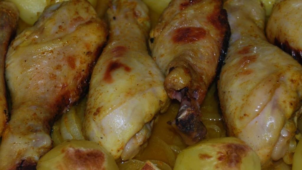 Pollo a las especias de Oriente