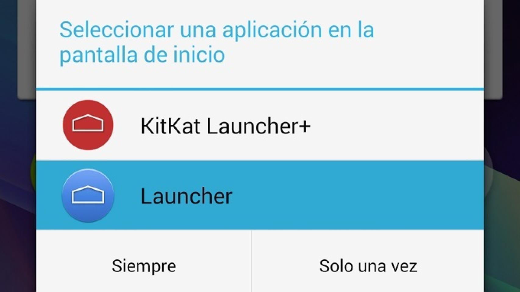 KitKat Launcher+: Android 4.4 con configuración extra