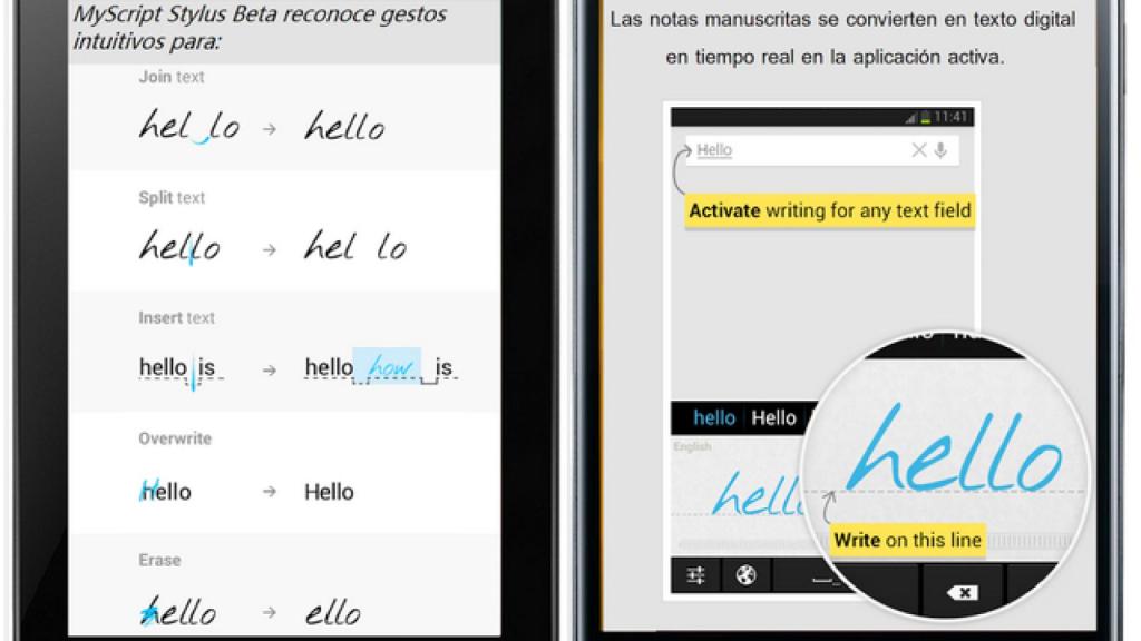 MyScript Stylus, el teclado que convierte tus garabatos a texto en tiempo real