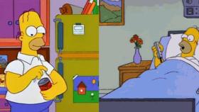 Homer Simpson en coma