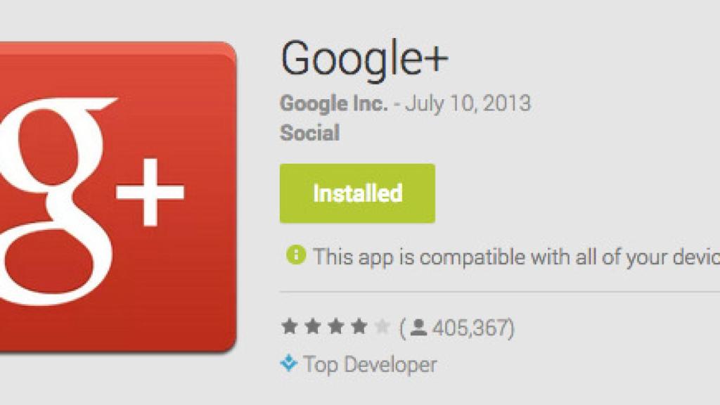Google Plus para Android actualizado con grandes novedades