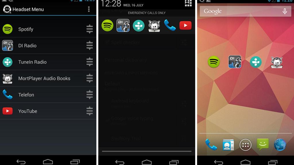 Headset Menu te muestra las Apps que necesitas al conectar los auriculares en tu Android