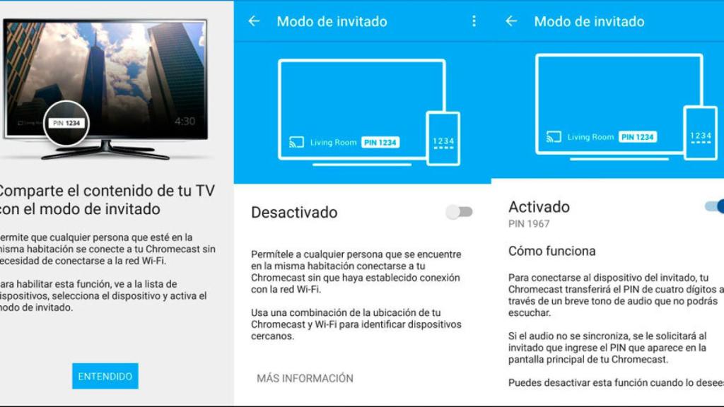 Cómo activar el modo invitado en Chromecast