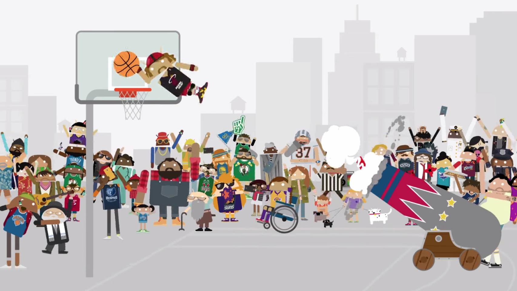 Nuevos vídeos de la publicidad de Android: a Google le gusta la NBA