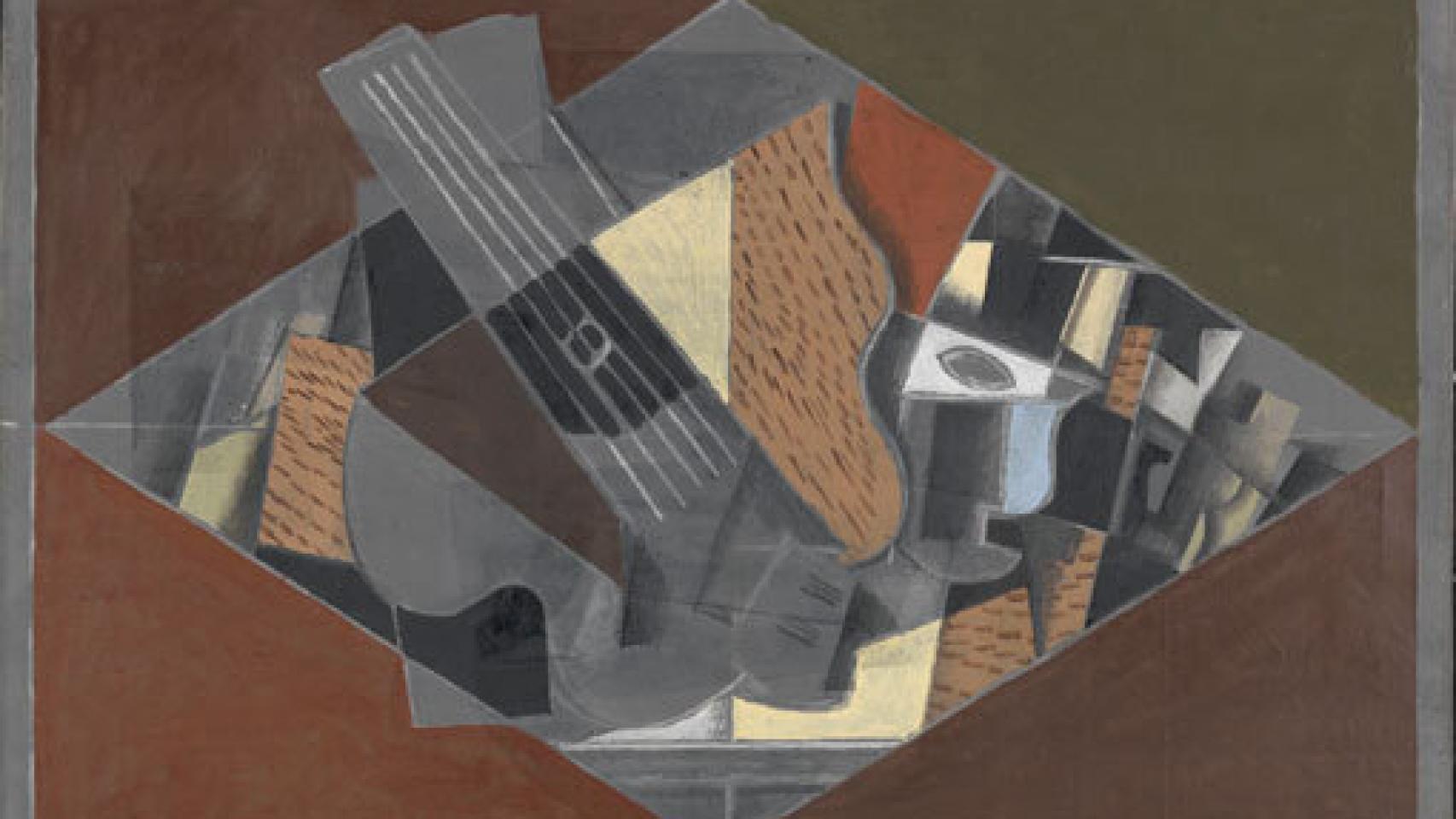 Image: Georges Braque, costillares bajo las rodillas de un pintor