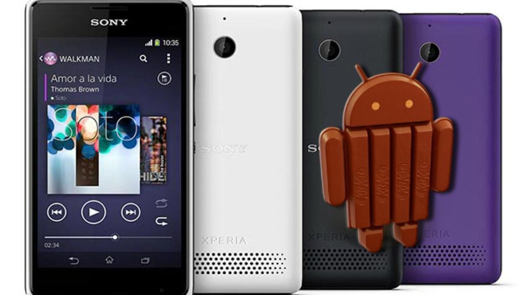 Sony Xperia E1 comienza a recibir su actualización a Android 4.4 KitKat