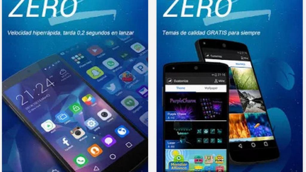 Zero, el launcher personalizado que pesa menos de 2MB