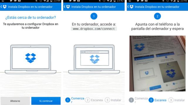 Dropbox 2.4 estrena icono y tutorial para instalarlo en el ordenador desde Android