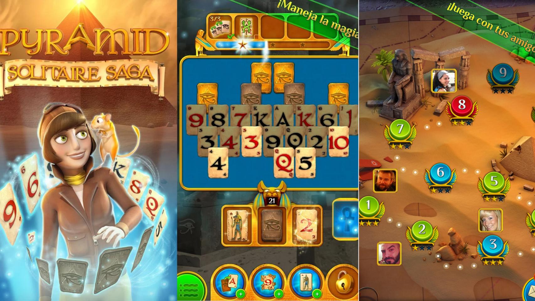 Pyramid Solitaire Saga, el nuevo juego de cartas de los creadores de Candy Crush