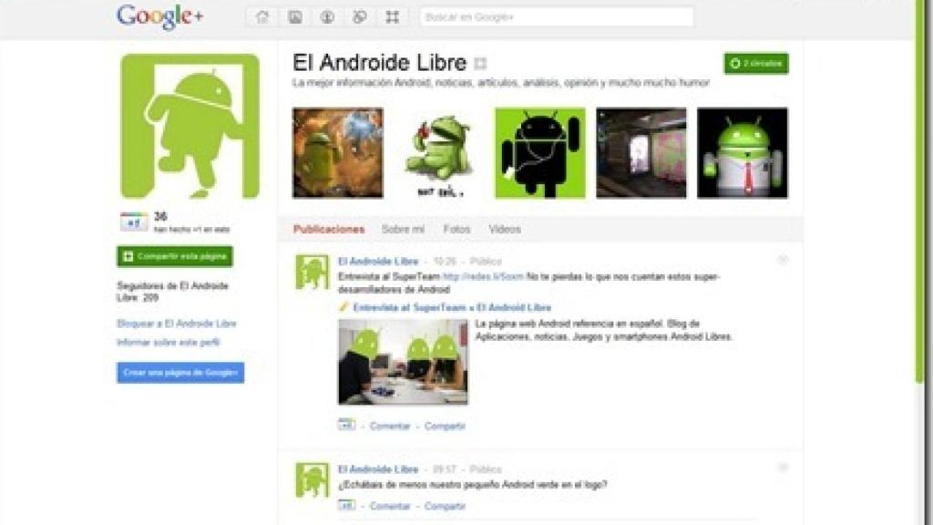 Ya tenemos páginas oficiales en Google+ para todos nuestros blogs