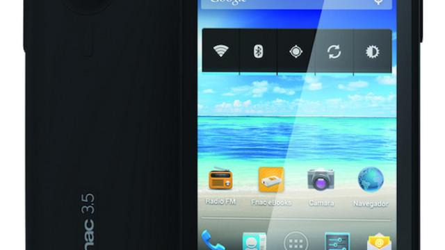 Fnac lanza su propio Smartphone, el Fnac 3.5 por 109,99€