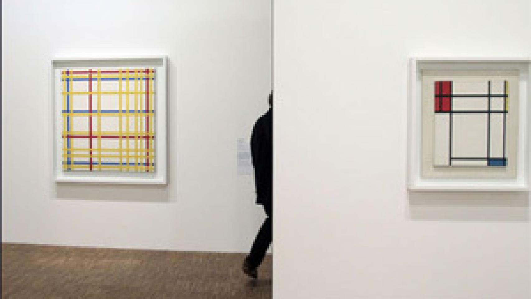 Image: Mondrian, geometría y color en el Pompidou