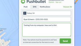 Pushbullet ya permite enviar SMS directamente desde su extensión de PC