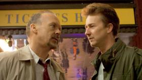 Michael Keaton y Edward Norton en 'Birdman'