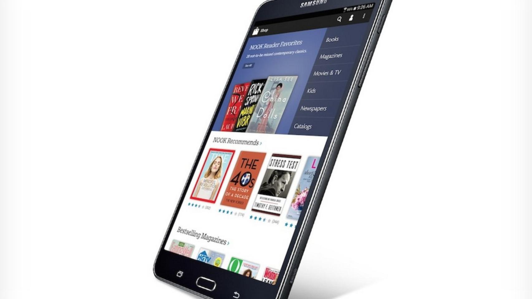 Galaxy Tab 4 Nook, la tablet fabricada por Barnes & Noble y Samsung