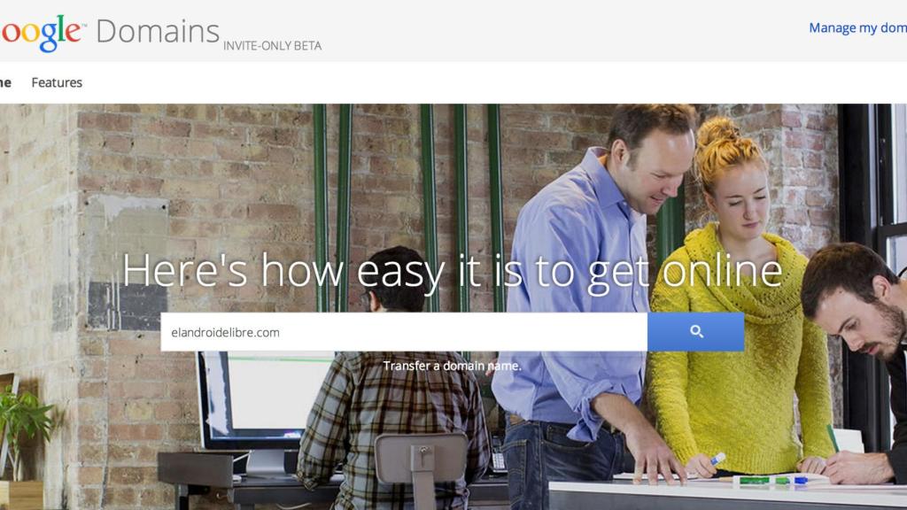 Google presenta su servicio para registrar dominios web