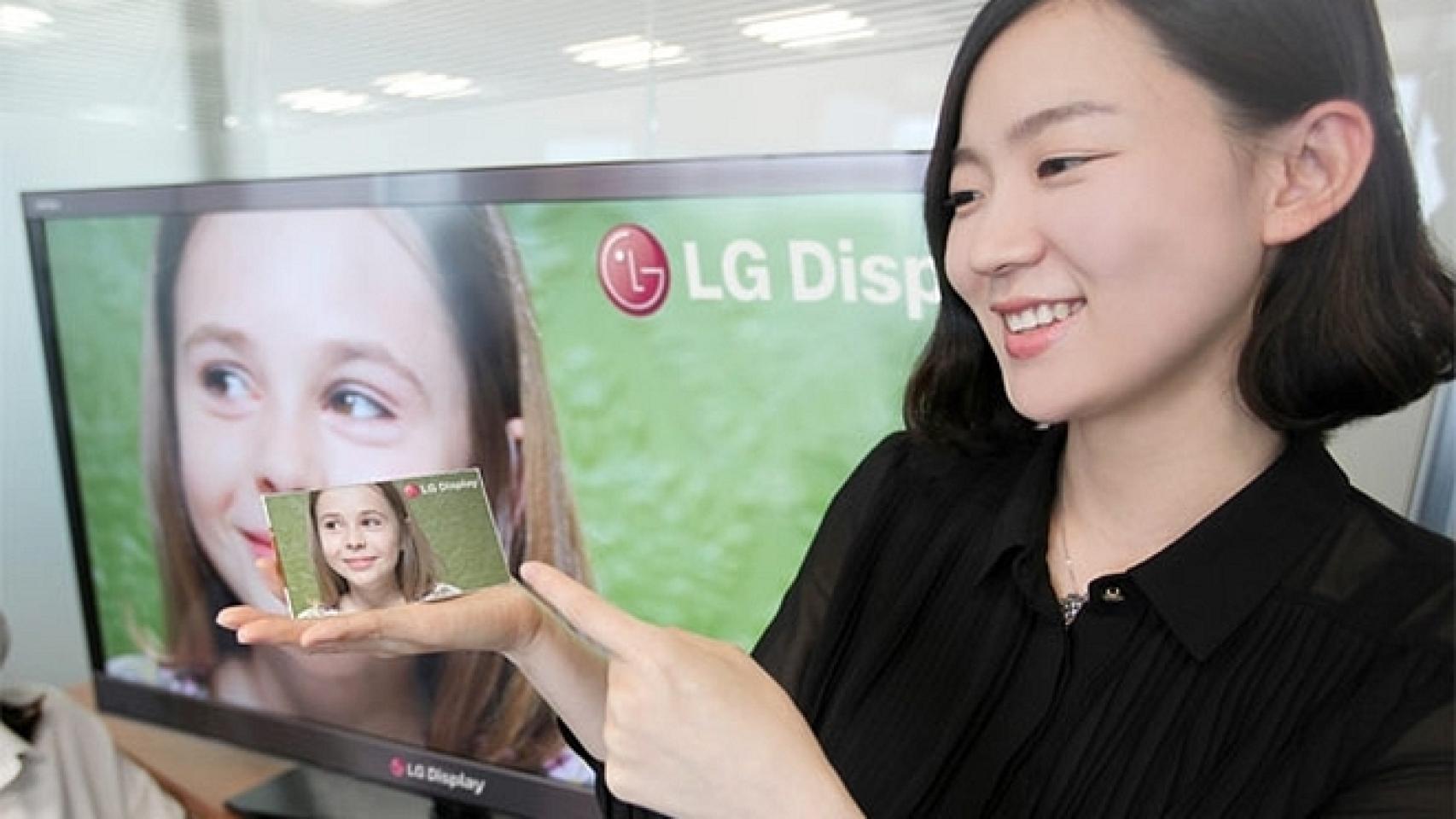 Lg presenta su nueva pantalla: 5 pulgadas, FULL HD y 440 ppi.