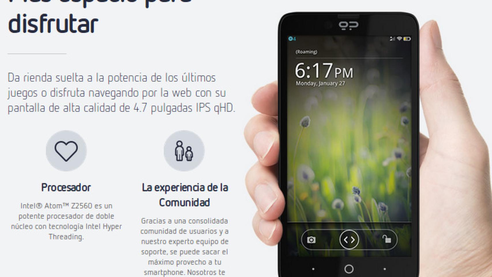 Geeksphone Revolution baja de precio hasta 199€ y ahora con Android KitKat y CyanogenMod 11