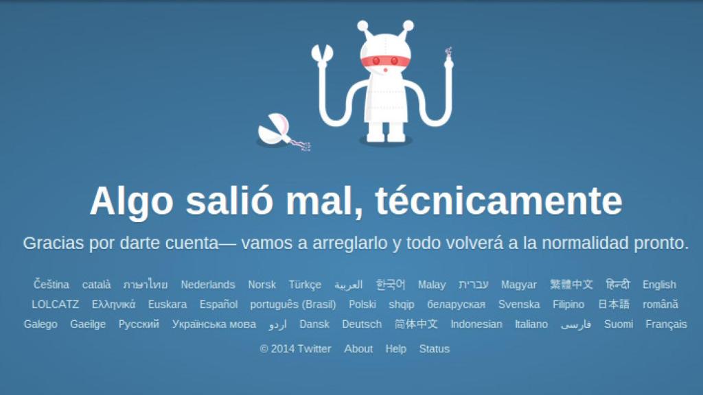 twitter caido