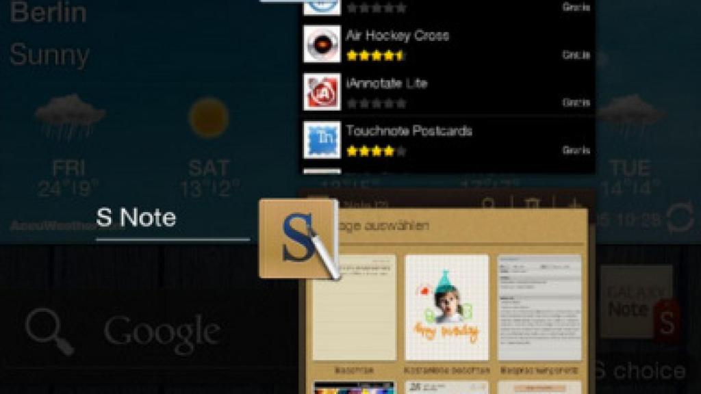 Vídeo del Samsung Galaxy Note con Ice Cream Sandwich Oficial funcionando