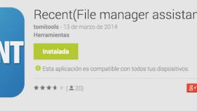RECENT, organiza tus últimas descargas y aplicaciones abiertas