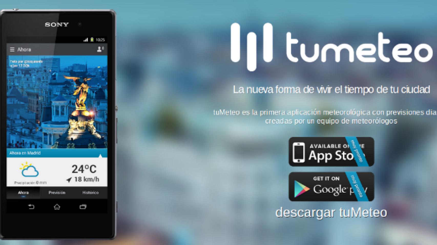 tumeteo, la información meteorológica precisa, cercana y personalizada