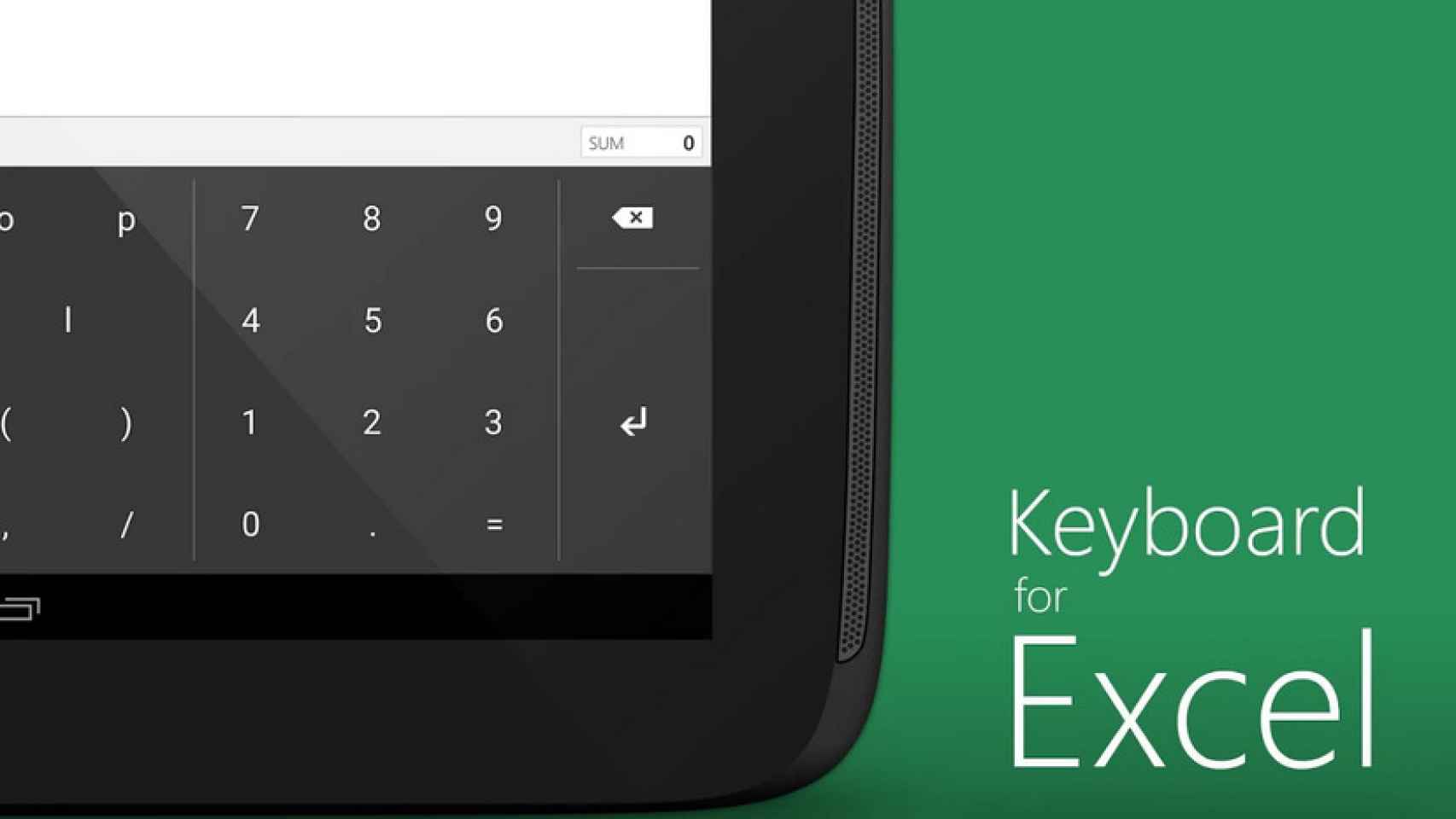 Microsoft lanza un teclado especialmente diseñado para Excel