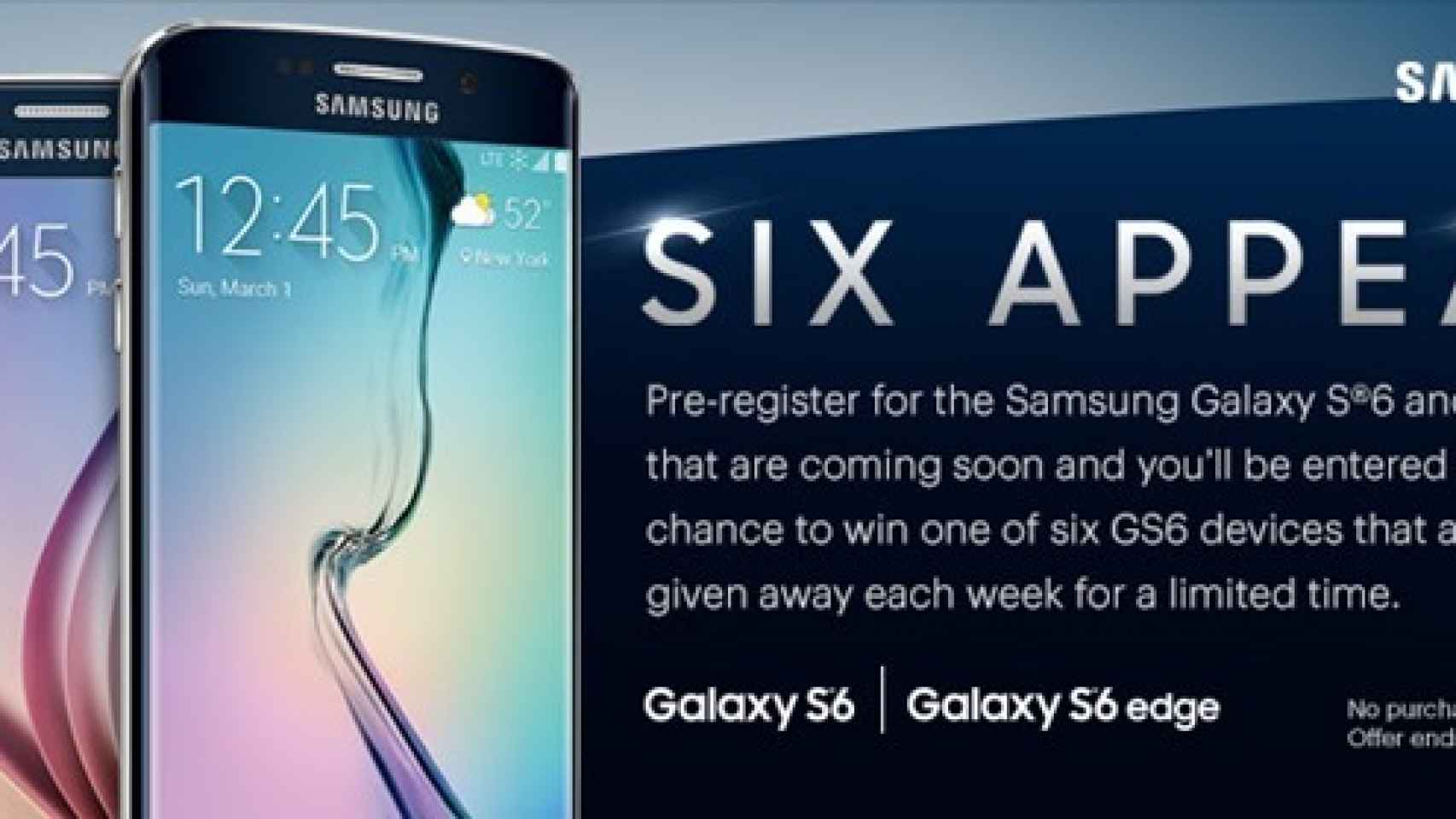 Samsung Galaxy S6 y S6 Edge se dejan ver en una imagen oficial filtrada