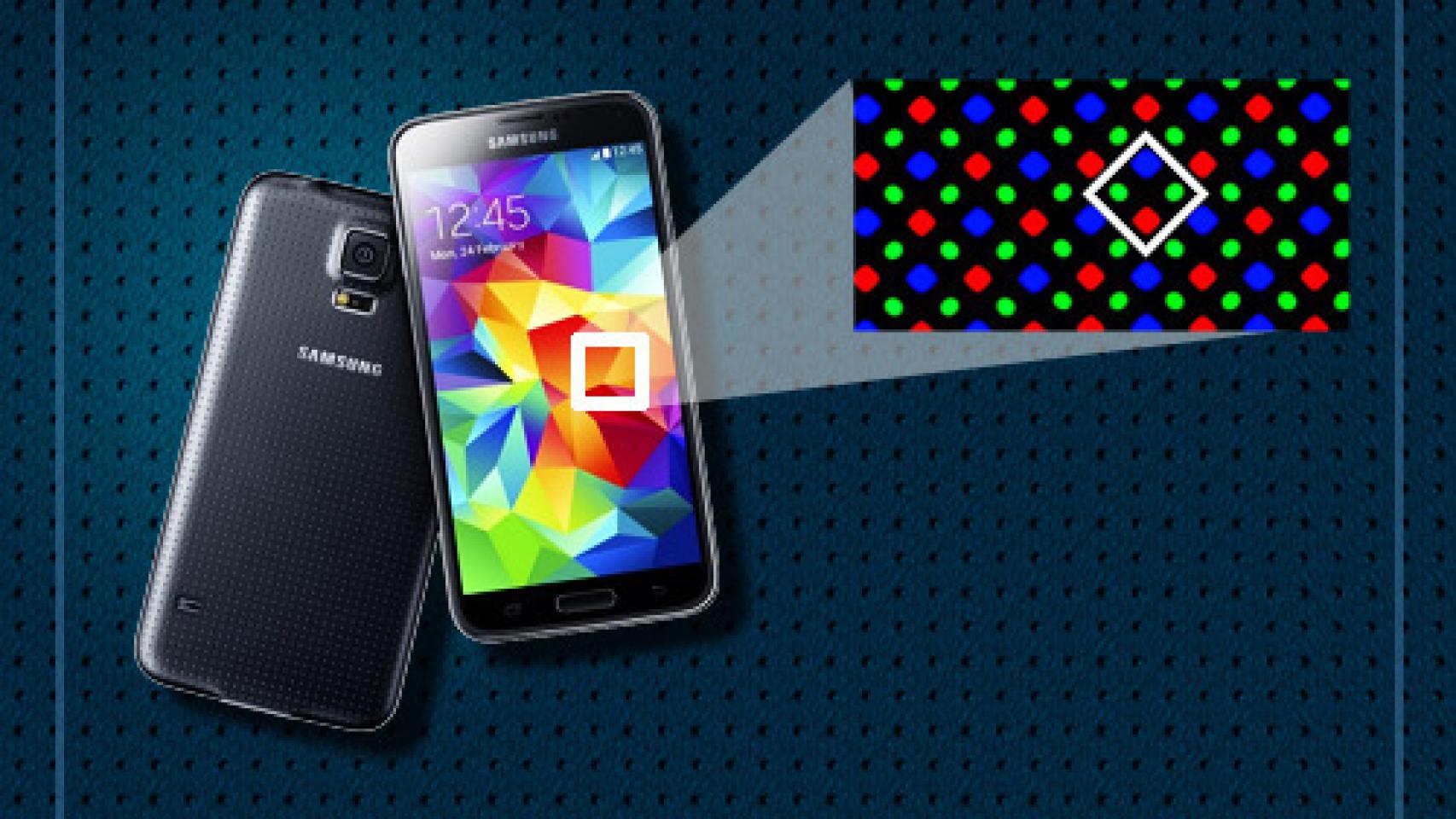 Así es en detalle la pantalla del Galaxy S5 explicada por Samsung