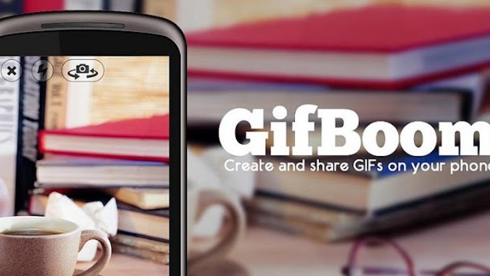 Crea fácilmente los mejores GIFs con GifBoom para Android