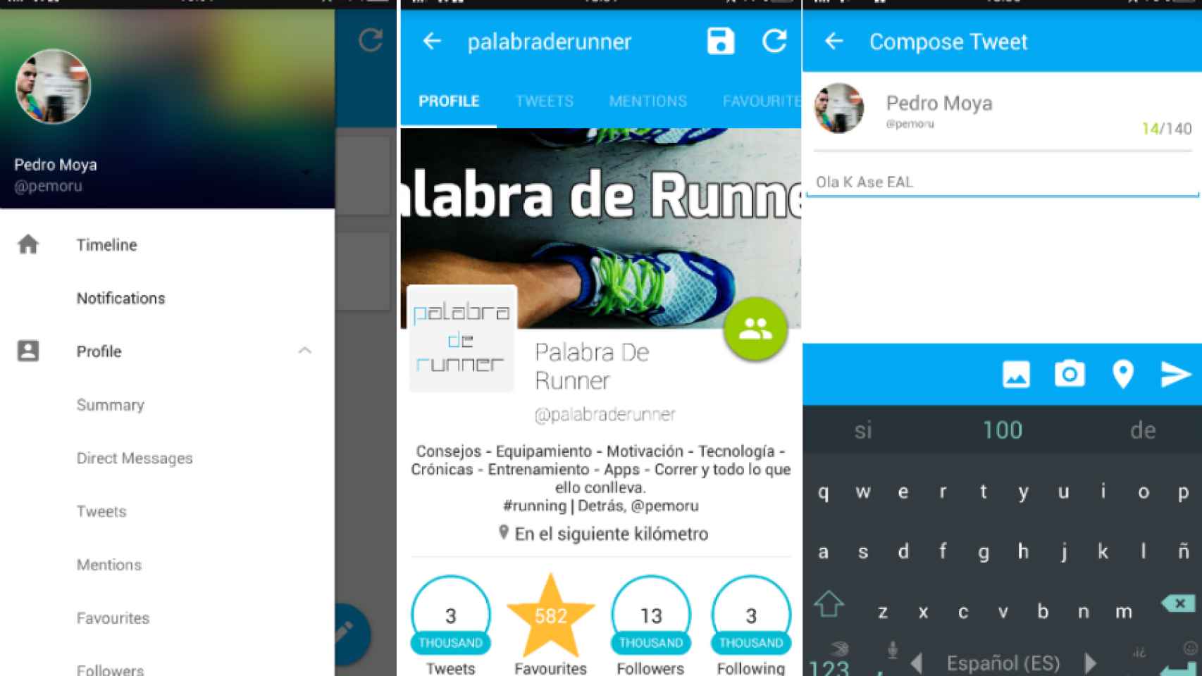 TweetComb, un cliente Material Design de Twitter para Android