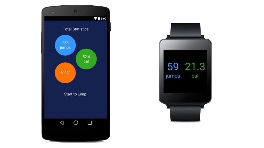 Jump Rope Wear Counter, cuenta tus saltos a la comba con Android Wear